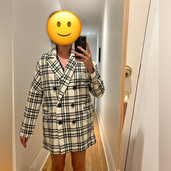 Mango oversized linen blazer XS. NWT - Picture 2 of 3